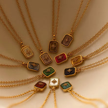 Load image into Gallery viewer, New Polaris Birthstone 12 Birthday crystal Pendant stainless steel necklace