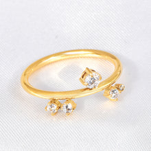 Load image into Gallery viewer, Moissanite stainless steel ring
