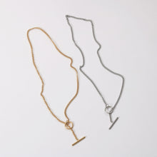 Load image into Gallery viewer, Stainless steel OT buckle necklace