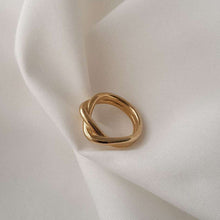 Load image into Gallery viewer, Stainless steel double-layer cross-wound ring