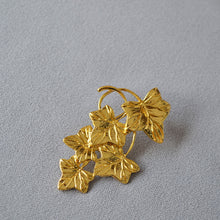Load image into Gallery viewer, Vine, grape and leaf coat brooch