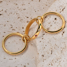Load image into Gallery viewer, Colored zircon ring set