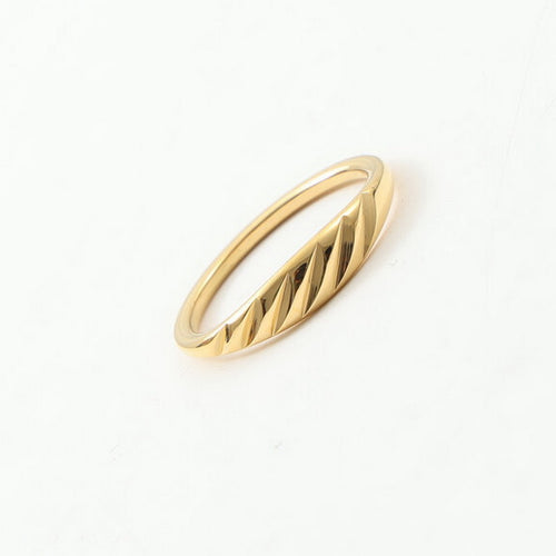 18K gold stainless steel fine ring