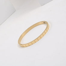 Load image into Gallery viewer, 18K gold stainless steel checkered bracelet