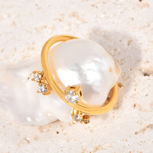 Load image into Gallery viewer, Moissanite stainless steel ring