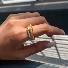 Load image into Gallery viewer, Stainless steel stacked rings