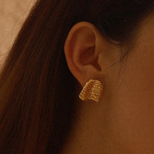 Load image into Gallery viewer, 18K stainless steel stud earrings