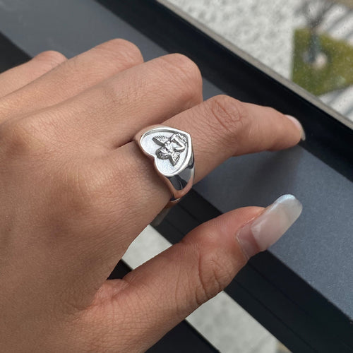 Stainless steel angel ring
