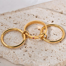 Load image into Gallery viewer, Colored zircon ring set
