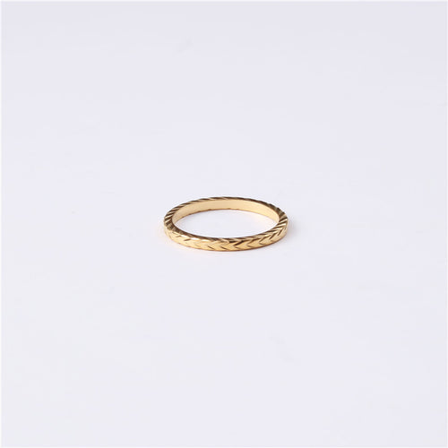 18K gold index finger ring