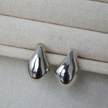 Load image into Gallery viewer, Brass gold-plated 925 silver needle irregular teardrop earrings