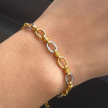 Load image into Gallery viewer, 18K color-matched stainless steel bracelet