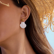 Load image into Gallery viewer, Stainless steel shell earrings
