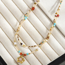 Load image into Gallery viewer, A natural stone handcrafted beaded necklace