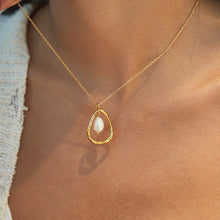 Load image into Gallery viewer, Stainless steel freshwater pearl necklace collarbone chain