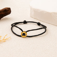 Load image into Gallery viewer, Stainless steel lucky symbol fortune bead woven rope bracelet