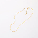 Golden snake chain necklace