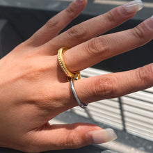 Load image into Gallery viewer, Stainless steel stacked rings