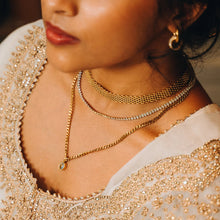 Load image into Gallery viewer, Stainless steel flat chain necklace