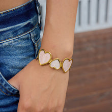 Load image into Gallery viewer, Stainless steel oil-dripping heart bracelet