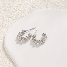 Load image into Gallery viewer, Stainless steel U-shaped stud earrings