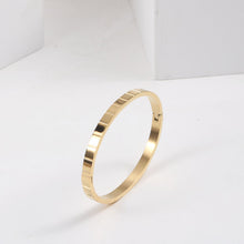 Load image into Gallery viewer, 18K gold stainless steel checkered bracelet
