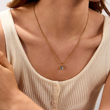 Load image into Gallery viewer, Stainless steel moonstone pendant necklace