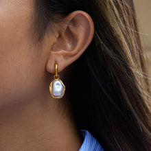 Load image into Gallery viewer, Stainless steel imitation Baroque pearl earrings