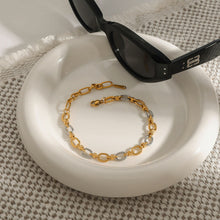 Load image into Gallery viewer, 18K color-matched stainless steel bracelet