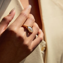 Load image into Gallery viewer, Stainless steel pearl ring