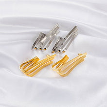 Load image into Gallery viewer, 925 silver needle geometric metal irregular earrings