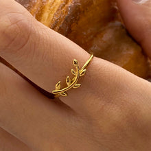 Load image into Gallery viewer, A three-piece set of stainless steel diamond rings stacked together