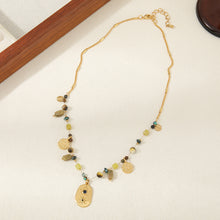 Load image into Gallery viewer, Natural African pine 8-pointed star pendant necklace