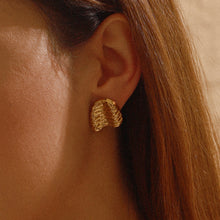 Load image into Gallery viewer, 18K stainless steel stud earrings