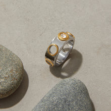 Load image into Gallery viewer, Stainless steel zircon ring