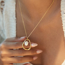 Load image into Gallery viewer, Stainless steel freshwater pearl necklace collarbone chain