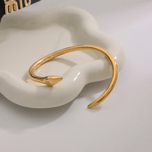 Load image into Gallery viewer, Stainless steel snake-shaped opening bracelet