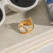 Load image into Gallery viewer, Stainless steel teardrop-shaped ring
