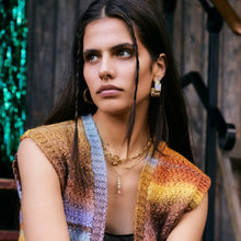 Load image into Gallery viewer, Stainless steel heart-shaped pendant open-loop necklace