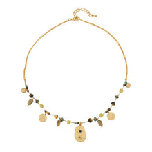 Load image into Gallery viewer, Natural African pine 8-pointed star pendant necklace