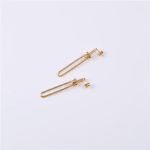 Load image into Gallery viewer, Golden chain stainless steel earrings