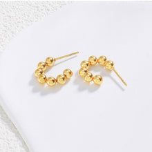 Load image into Gallery viewer, Stainless steel U-shaped stud earrings