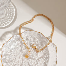 Load image into Gallery viewer, Golden stainless steel beaded chain, O-shaped chain, two-color anklets