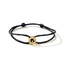 Load image into Gallery viewer, Stainless steel lucky symbol fortune bead woven rope bracelet