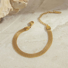 Load image into Gallery viewer, Stainless steel woven chain bracelet