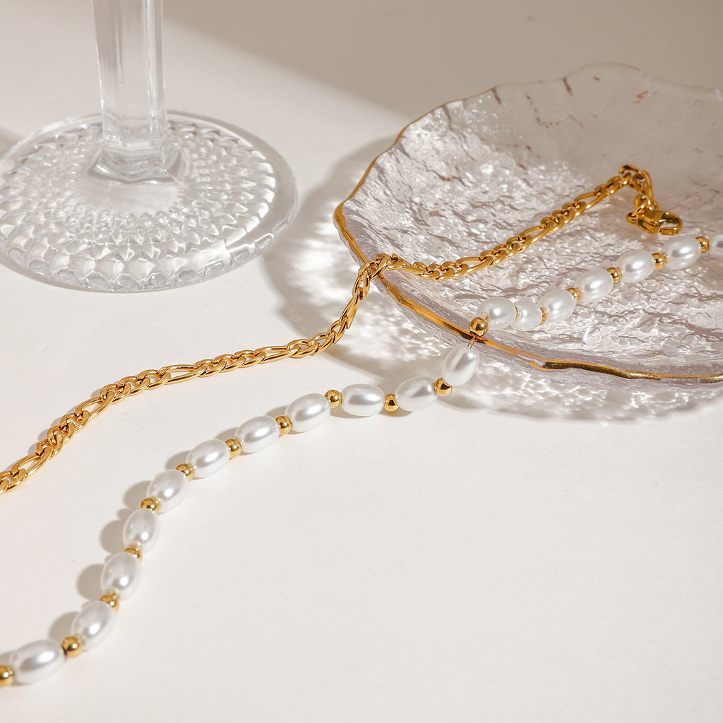 Stainless steel double-layer anklets