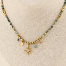 Load image into Gallery viewer, Bohemian-style beaded necklace