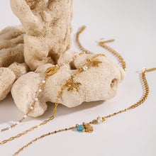 Load image into Gallery viewer, 18K gold stainless steel bracelet set