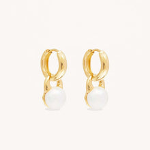 Load image into Gallery viewer, French vintage stainless steel pearl earrings