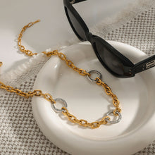 Load image into Gallery viewer, Golden stainless steel personalized necklace